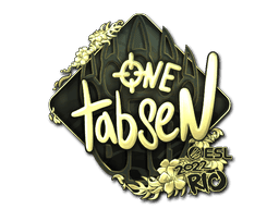 tabseN (Gold) CS2 Sticker