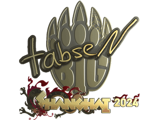 tabseN (Gold) CS2 Sticker