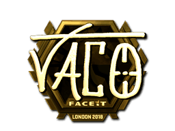 TACO (Gold) CS2 Sticker