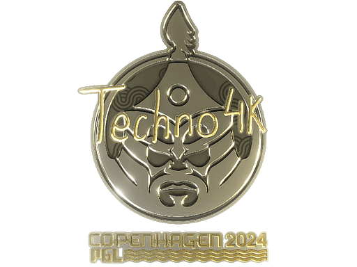 Techno4K (Gold) CS2 Sticker
