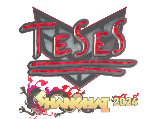 TeSeS (Glitter) CS2 Sticker