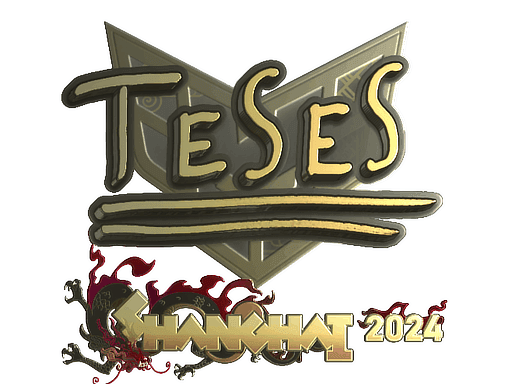 TeSeS (Gold) CS2 Sticker