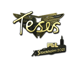 TeSeS (Gold) CS2 Sticker