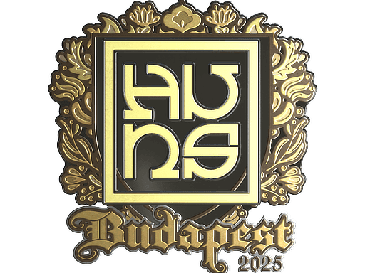 The Huns (Gold) CS2 Sticker