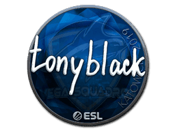 tonyblack (Foil) CS2 Sticker