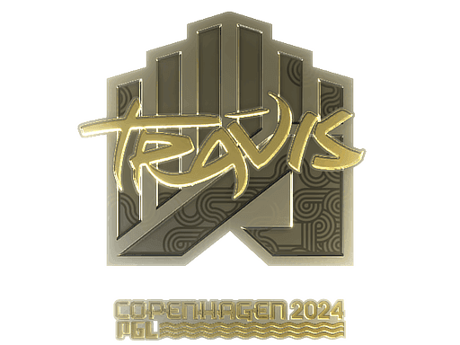 TRAVIS (Gold) CS2 Sticker