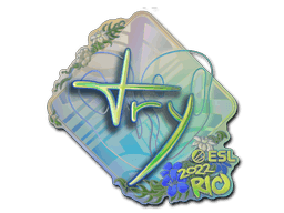 TRY (Holo) CS2 Sticker
