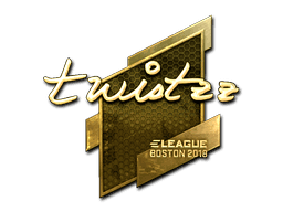 Twistzz (Gold) CS2 Sticker