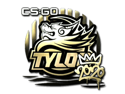 TYLOO (Gold) CS2 Sticker