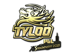 Tyloo (Gold) CS2 Sticker