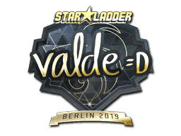 v4lde (Gold) CS2 Sticker
