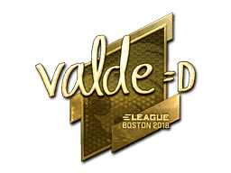 v4lde (Gold) CS2 Sticker