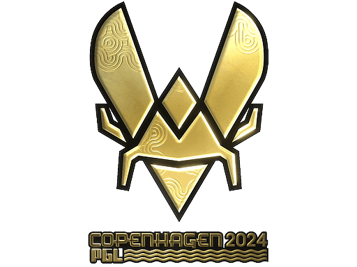 Vitality (Gold) CS2 Sticker