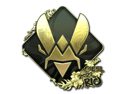 Vitality (Gold) CS2 Sticker