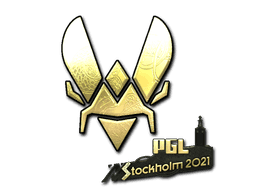 Vitality (Gold) CS2 Sticker