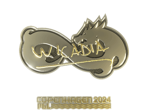 Wicadia (Gold) CS2 Sticker