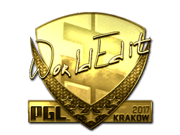 WorldEdit (Gold) CS2 Sticker