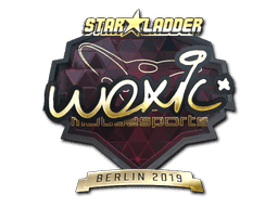 woxic (Gold) CS2 Sticker