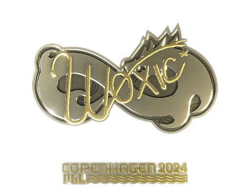 woxic (Gold) CS2 Sticker