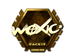 woxic (Gold) CS2 Sticker