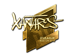XANTARES (Gold) CS2 Sticker