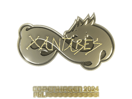 XANTARES (Gold) CS2 Sticker