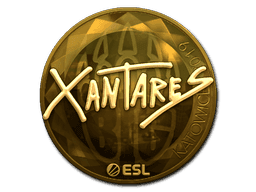 XANTARES (Gold) CS2 Sticker