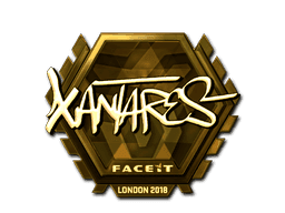 XANTARES (Gold) CS2 Sticker
