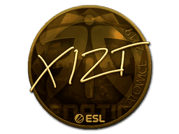 Xizt (Gold) CS2 Sticker
