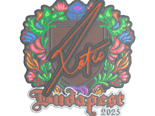 XotiC (Embroidered) CS2 Sticker