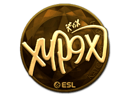 Xyp9x (Gold) CS2 Sticker