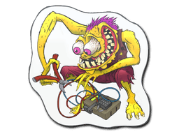 Yellow Bombster CS2 Sticker