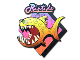 Yellow Jaggyfish CS2 Sticker
