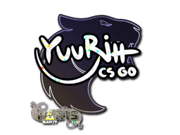 yuurih (Glitter) CS2 Sticker