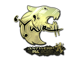 yuurih (Gold) CS2 Sticker