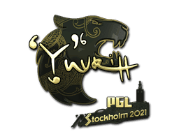 yuurih (Gold) CS2 Sticker