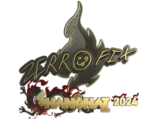 zeRRoFIX (Gold) CS2 Sticker