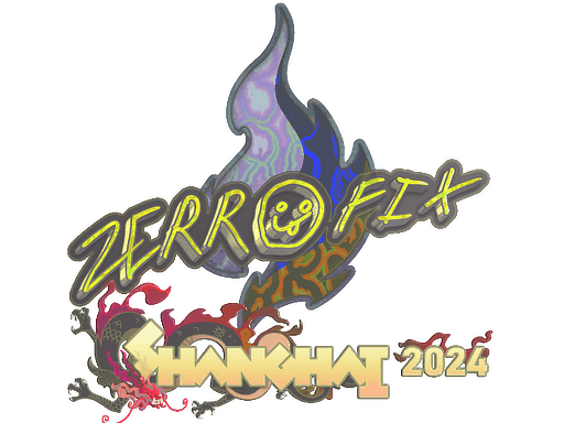 zeRRoFIX (Holo) CS2 Sticker