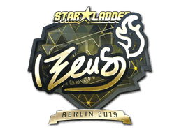Zeus (Gold) CS2 Sticker