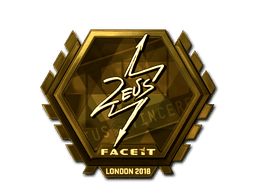 Zeus (Gold) CS2 Sticker