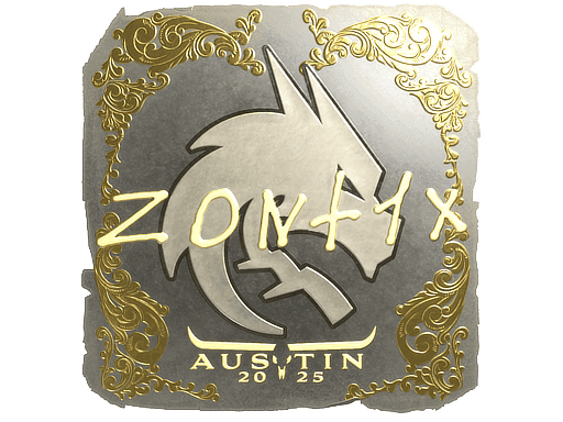 zont1x (Gold) CS2 Sticker