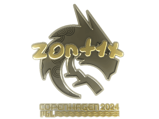 zont1x (Gold) CS2 Sticker