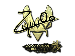 ZywOo (Gold) CS2 Sticker