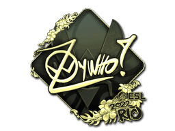 ZywOo (Gold) CS2 Sticker