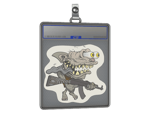 Black Shark Shooter CS2 Sticker