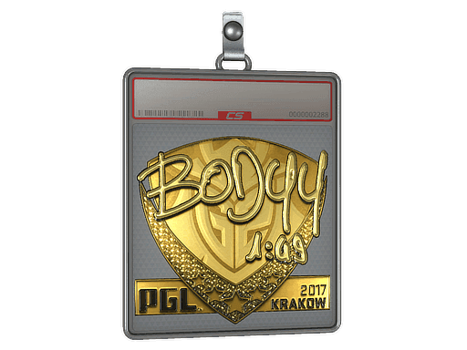 bodyy (Gold) CS2 Sticker