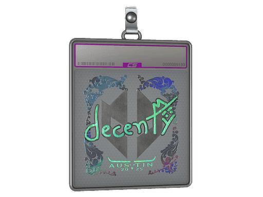 decenty (Holo) CS2 Sticker