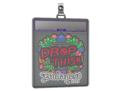 drop (Embroidered) CS2 Sticker