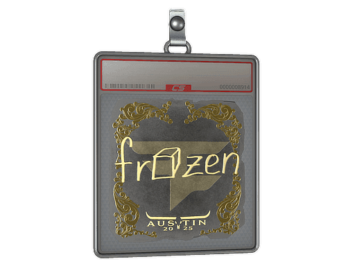 frozen (Gold) CS2 Sticker