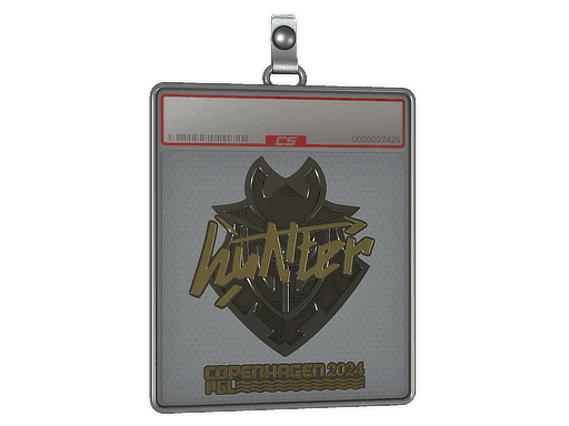huNter- (Gold) CS2 Sticker